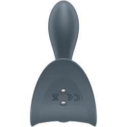 SATISFYER BOOTY ABSOLUTE BEGINNERS 2 PLUG ANAL VIBRADOR UNISEX NEGRO