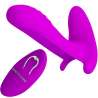 PRETTY LOVE MASAJEADOR VIBRADOR 12 VIBRACIONES CONTROL REMOTO MORADO
