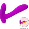 PRETTY LOVE MASAJEADOR VIBRADOR 12 VIBRACIONES CONTROL REMOTO MORADO