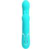 PRETTY LOVE CAMMY TRIPLE VIBRADOR RABBIT MULTIFUNCIaN 4 EN 1 AZUL