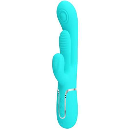 PRETTY LOVE SHANIA TRIPLE VIBRADOR RABBIT MULTIFUNCIaN 3 EN 1