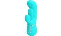PRETTY LOVE SHANIA TRIPLE VIBRADOR RABBIT MULTIFUNCIaN 3 EN 1