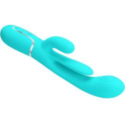 PRETTY LOVE SHANIA TRIPLE VIBRADOR RABBIT MULTIFUNCIaN 3 EN 1