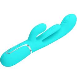PRETTY LOVE SHANIA TRIPLE VIBRADOR RABBIT MULTIFUNCIaN 3 EN 1