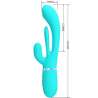 PRETTY LOVE SHANIA TRIPLE VIBRADOR RABBIT MULTIFUNCIaN 3 EN 1