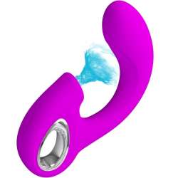 PRETTY LOVE SIBEL VIBRADOR PUNTO G ESTIMULADOR CLaTORIS 10 VIBRACIONES MORADO