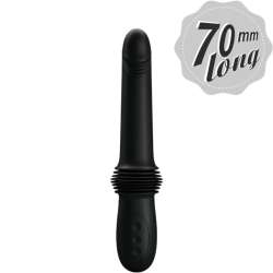 PRETTY LOVE PAZUZU VIBRADOR 3 MODOS DE EMPUJE NEGRO