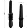 PRETTY LOVE PAZUZU VIBRADOR 3 MODOS DE EMPUJE NEGRO
