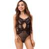 LIVCO CORSETTI FASHION PAULA LC 20209 BODY CON ADORNOS DE ENCAJE NEGRO S M
