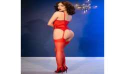 CHILIROSE CR 4845 CORSET Y MEDIAS ROJO S