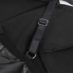 SUBBLIME 955380 VESTIDO CON TIRANTES DE CUERO NEGRO L XL