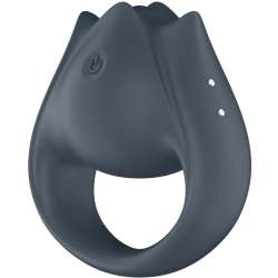 SATISFYER PERFECT PAIR 2 MULTIVIBRADOR 2 EN 1 ANILLO PARA PENE ESTIMULADOR DE DEDO GRIS