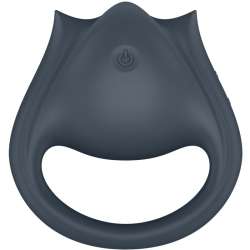 SATISFYER PERFECT PAIR 2 MULTIVIBRADOR 2 EN 1 ANILLO PARA PENE ESTIMULADOR DE DEDO GRIS