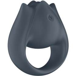 SATISFYER PERFECT PAIR 2 MULTIVIBRADOR 2 EN 1 ANILLO PARA PENE ESTIMULADOR DE DEDO GRIS