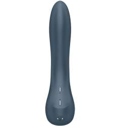 SATISFYER G SPOT WAVE 4 VIBRADOR 12 PROGRAMAS DE VIBRACIaN GRIS OSCURO