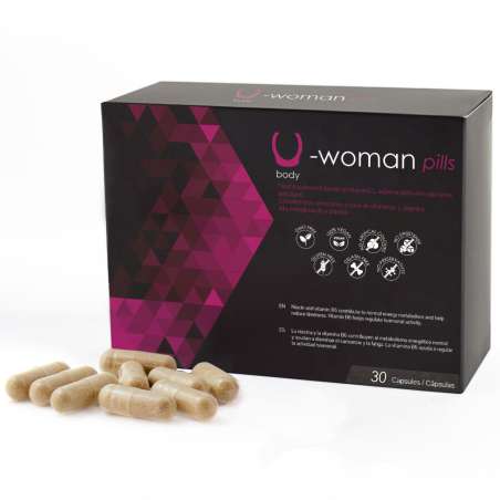 500 COSMETICS U WOMAN AUMENTO LIBIDO FEMENINA 30 CaPSULAS