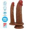 PRETTY LOVE HULBERT DOBLE DILDO REALaSTICO CON VIBRACIaN MULATO