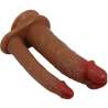 PRETTY LOVE HULBERT DOBLE DILDO REALaSTICO CON VIBRACIaN MULATO