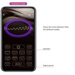 PRETTY LOVE LEVIATHAN VIBRADOR CONTROLADO POR APP MORADO