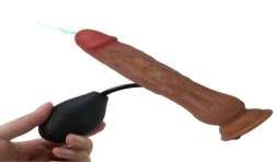 PRETTY LOVE KYTON HARNESS BRIEFS UNIVERSAL CON DILDO SQUIRTING 19 CM MULATO