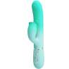 PRETTY LOVE GIGI VIBRADOR RABBIT MULTIFUNCIaN VERDE AGUA