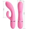 PRETTY LOVE MARSKI VIBRADOR RABBIT PUNTO G ROSA