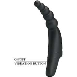 PRETTY LOVE JORDIN VIBRADOR DE DEDO 10 VIBRACIONES NEGRO