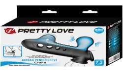 PRETTY LOVE CRANE FUNDA PARA PENE CON AIRBAG NEGRO