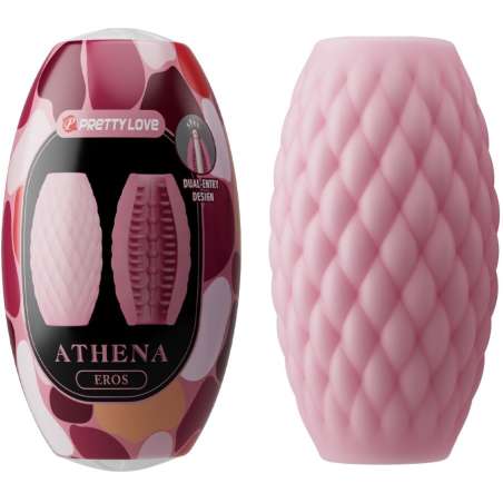 PRETTY LOVE ATHENA EROS MASTURBADOR MASCULINO SILICONA ROSA