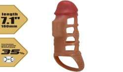 PRETTY LOVE PRESTON FUNDA PARA PENE CON VIBRACIaN DE 18 CM