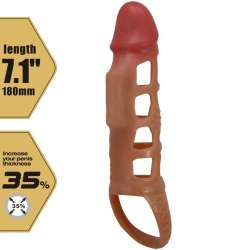 PRETTY LOVE PRESTON FUNDA PARA PENE CON VIBRACIaN DE 18 CM
