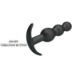 PRETTY LOVE SIDNEY VIBRADOR ANAL 10 VIBRACIONES NEGRO