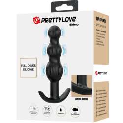 PRETTY LOVE SIDNEY VIBRADOR ANAL 10 VIBRACIONES NEGRO
