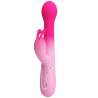 PRETTY LOVE DEJON VIBRADOR RABBIT 3 EN 1 MULTIFUNCIaN ROSA