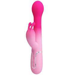 PRETTY LOVE DEJON VIBRADOR RABBIT 3 EN 1 MULTIFUNCIaN ROSA