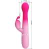 PRETTY LOVE DEJON VIBRADOR RABBIT 3 EN 1 MULTIFUNCIaN ROSA