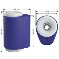 PRETTY LOVE DJ LADY MASTURBADOR MASCULINO CON VIBRACIaN 5 CONFIGURACIONES MORADO