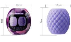PRETTY LOVE ATHENA EROS MASTURBADOR MASCULINO SILICONA MORADO