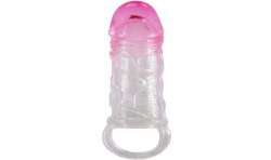 PRETTY LOVE ODES FUNDA REALaSTICA ALARGADORA DE 2 CM PARA PENE ROSA
