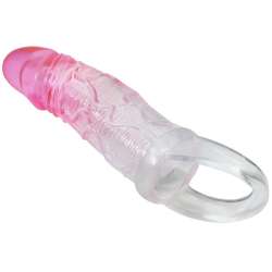 PRETTY LOVE ODES FUNDA REALaSTICA ALARGADORA DE 2 CM PARA PENE ROSA