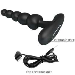 PRETTY LOVE CORBAN VIBRADOR ANAL 10 VIBRACIONES NEGRO