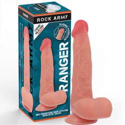 ROCKARMY RANGER DILDO REALISTA DUAL DENSITY LIQUID SILICONE 22 CM O 36 CM