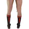 MACHO CALCETINES FINOS NEGRO ROJO TALLA aNICA