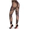 LEG AVENUE MALLAS SIN PIE DE ENCAJE Y TRANSPARENCIA NEGRO