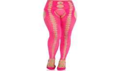 LEG AVENUE MEDIAS OPACAS SIN TIRANTES Y COSTURAS ROSA NEaN