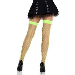 LEG AVENUE MEDIAS ALTAS DE RED ANCHA VERDE NEaN