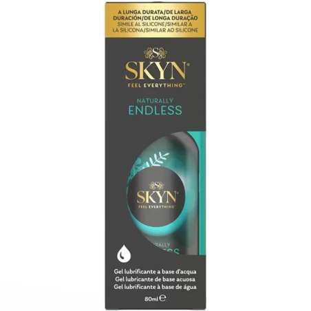 SKYN LUBRICANTE NATURALLY ENDLESS A BASE DE AGUA 80 ML