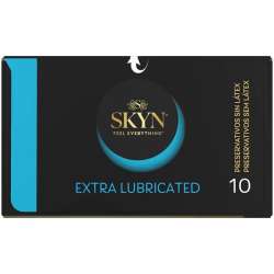 SKYN PRESERVATIVO EXTRA LUBRICADO 10 UNIDADES