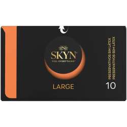 SKYN PRESERVATIVO LARGE AJUSTE EXTRA 10 UNIDADES