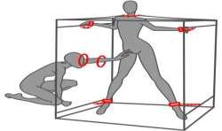 SECRET DOME KINK CLUB CABINA SCANDALE NEGRO ROJO